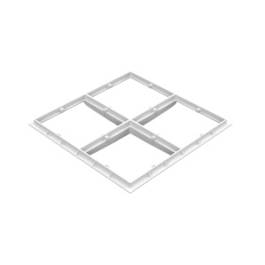AquaStar 18'' Standard 3/4'' Deep Mud Frame, White | 18FR101 | Heritage ...