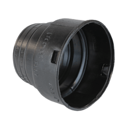 ADS Smooth Adapter, Snap Corrugated HDPE Clay Single Wall Black 6 ...