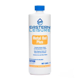 Eastern Leisure Metal Out Plus 1 Quart Bottle, 12/Case | Heritage Pool Plus