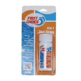 First Choice Orange 4-in-1 Test Strips, 50-Pack | Heritage Pool Plus