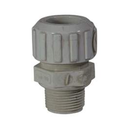 Adapter, CTS x MPT White PVC 200 Series Compression with Flo-Lock ...
