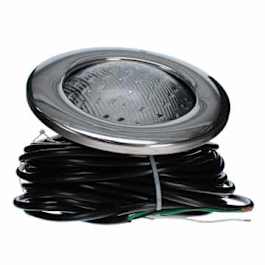 Hayward AstroLite Pool Light, 500 W, 120 V, 100' Cord, Stainless Rim ...