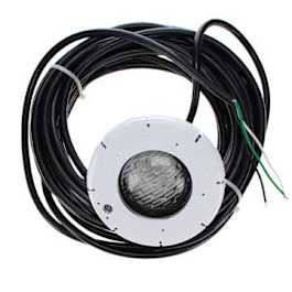 Hayward AstroLite Pool Light, 500 W, 120 V, 50' Cord, Stainless Rim ...