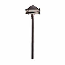 Path Light, 2.3 W Wedge S8 3156K LED Textured Architectural Bronze ...