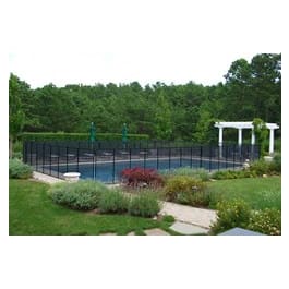 4' Baby Loc Fence, 20' Long, Al Poles | BLA20FT | Heritage Pool Plus