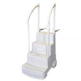Innovaplas Fiesta ABG Step w/ 2 PVC Handrails & Deck Attachment | PG ...