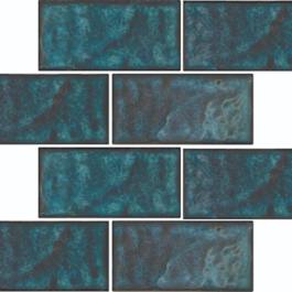 Kobaloi Greek Myth Porcelain Tile, Blue, 3