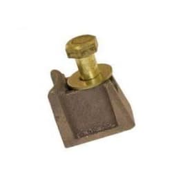 Perma-Cast PW4C Keil Für 10,2 Cm Poolgeländer – Hannover-Stil Ankerbolzen Aus Bronze Mit Stahlbolzen, Einfach Zu Montieren