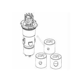 Paramount PVR Nozzle w/Twist Lock Caps, White | Heritage Pool Plus
