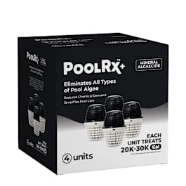 PoolRx+ Copper Algaecide Unit, Blue, 7500 to 20000 gal, 4-Pack ...