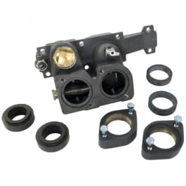 Raypak Complete Cast Iron Inlet/Outlet Header ASME | 006730F | Heritage ...