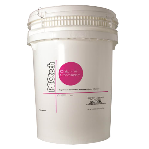 Protech Chlorine Stabilizer 100 lb Drum | F081100100AA | Heritage Pool Plus