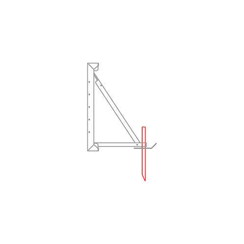 A-Frame Brace Anchor Stake (Only) | AQSBSTAKE