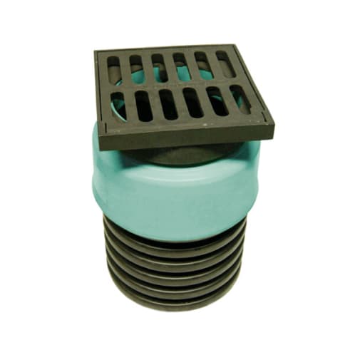 ADS Nyloplast Drain, Inline PVC with Grate 12