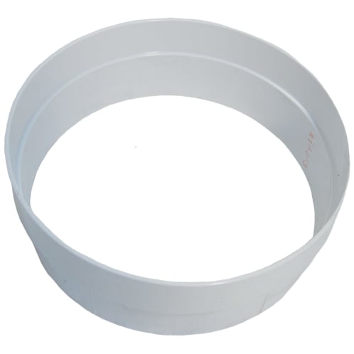 Pool Skimmer Riser Extension Hayward Skimmer Extension Collar, Round, White, Concrete/Gunite ...