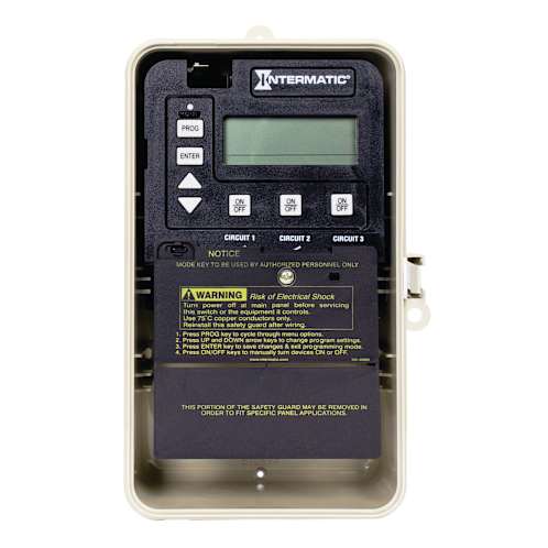 Intermatic PE153P Digital Timer in Outdoor Enclosure with Pool Heater ...