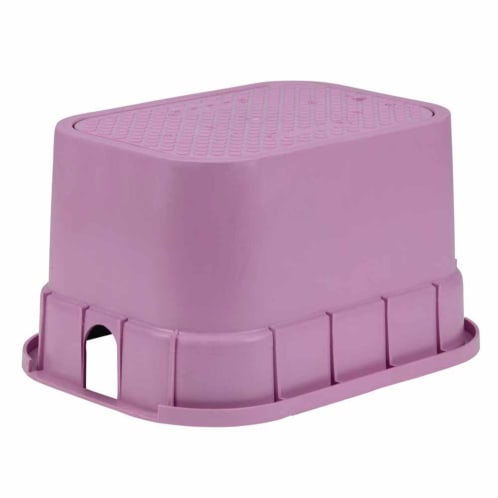 Valve Box Rain Rain Bird PVB Standard Rectangular Valve Box with Purple Lid | RBBPVBSTDP