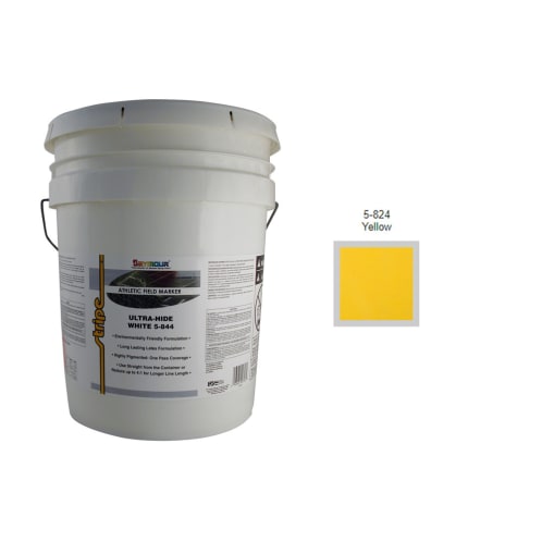 Vibrant Yellow Marking Paint Capture in 4K