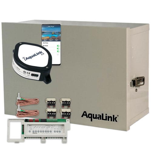 Link Automation Auto Pool Jandy AquaLink RS P4 Pool and Spa Kit With iAqualink, RS System Board ...