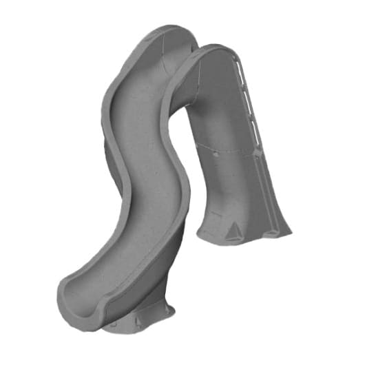 Global RipTide Slide Left Turn Gray GPPSRTGREYL