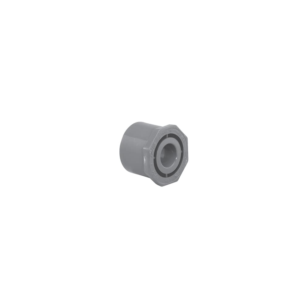 Sch. 80 Gray PVC Bushing 1 in. x 1/2 in. Spigot x Reducing Slip | 837-130