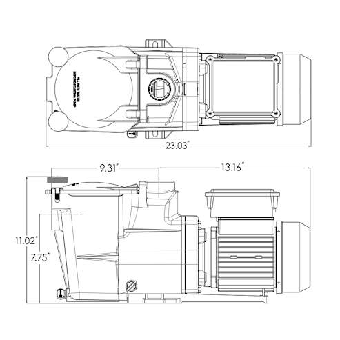 Hayward 1-1/2 Hp Super Pump 700 | SP2670010X15 | Heritage Pool Plus