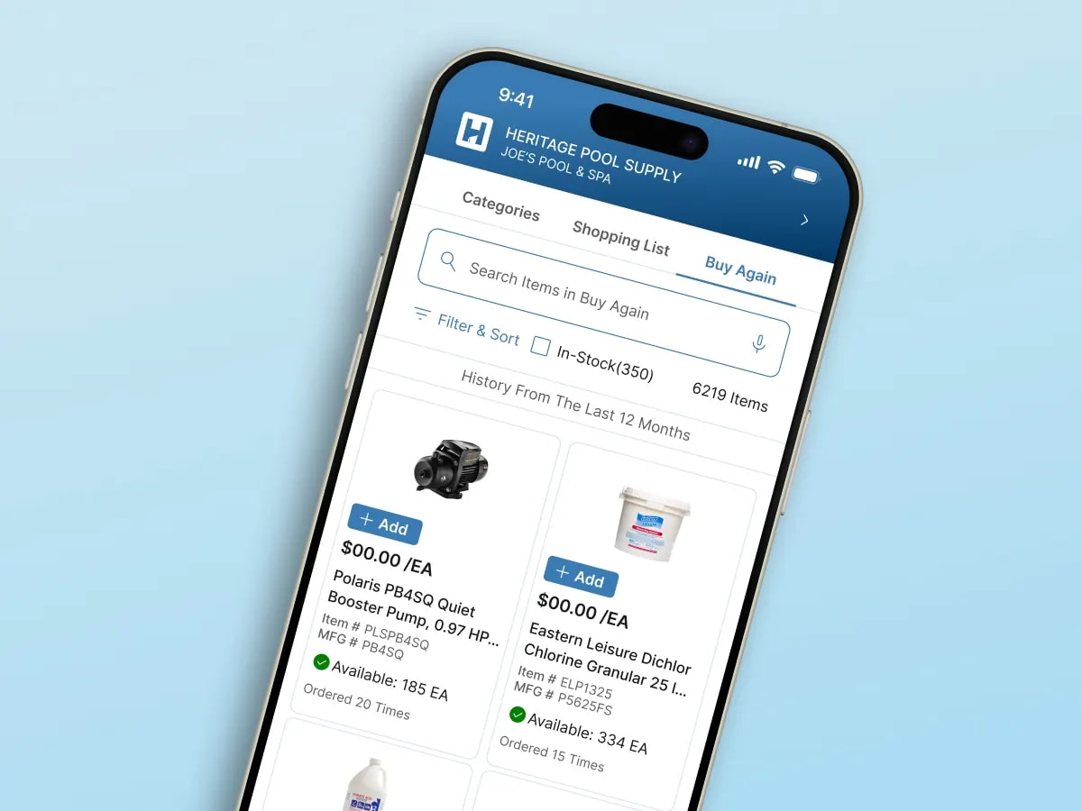 Heritage Pool+ App