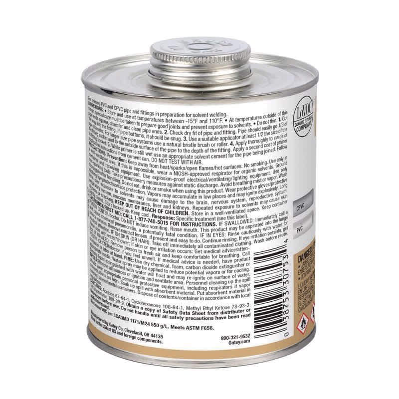 Oatey 32 oz Liquid Solvent Primer image 2