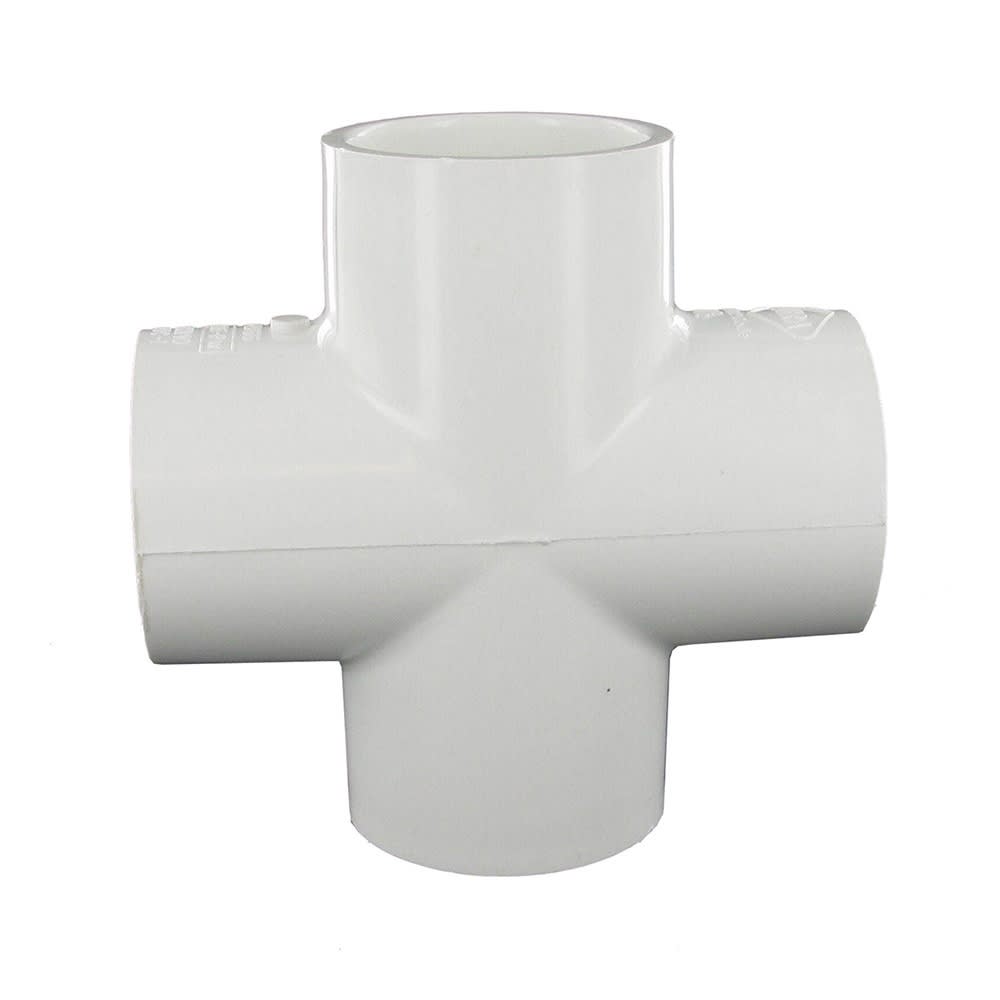 1-1/2in Cross PVC Sch. 40 Slip  420-015