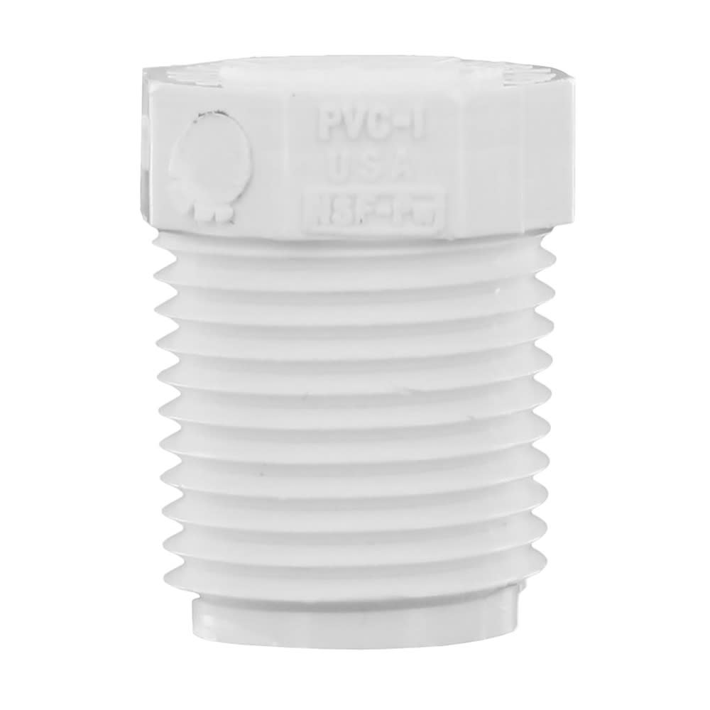 1/2in Plug PVC Sch. 40 MPT  450-005