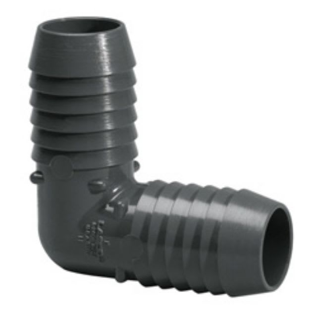1-1/2in 90 Elbow PVC Insert x Insert  1406-015