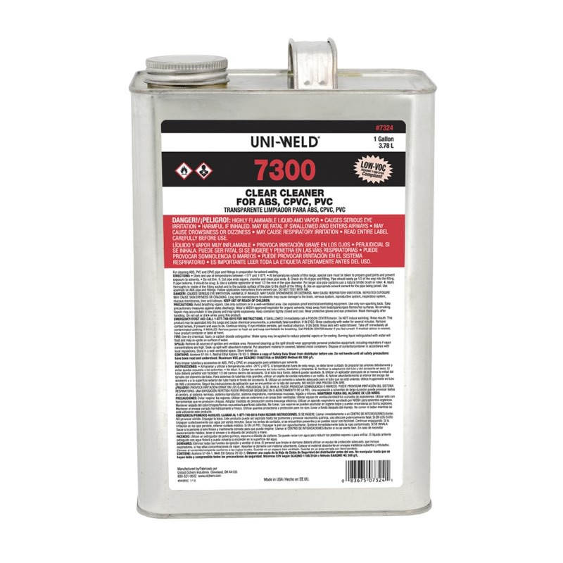 Oatey Gallon PVC Cleaner Clear - product image