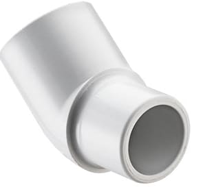 PVC Schedule 40 - 45 Standard Street Elbow, 2in Spigot X Socket White   427020