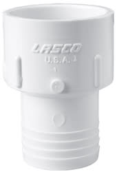 Adapter, Insert x Slip White PVC Schedule 40