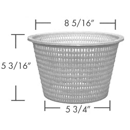 Aladdin Skimmer Basket for Hayward SPX1070E, Skim Master, Swimquip U-3 Strainer, Swimrite, Plastic | B-9 image 3