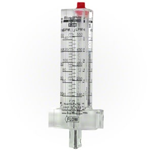 Blue-White Flow Meter, 75 psi Saddle image 2