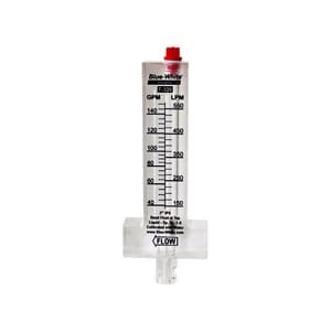 Blue White Flowmeter Plastic 4" Bluewhite Flowmeter PVC 4In 125-500 Gpm - product image