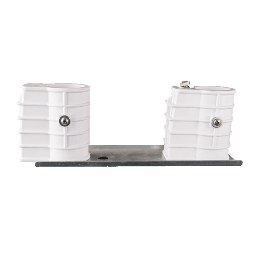 CMP 8in O.C. Plastic Handrail Anchor Plate Kit with 4in Anchors  