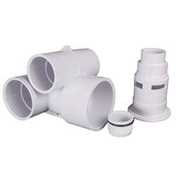 Cmp Poly Gunnite Jet Body , 2in X 1-1/2in X 2-1/2in  