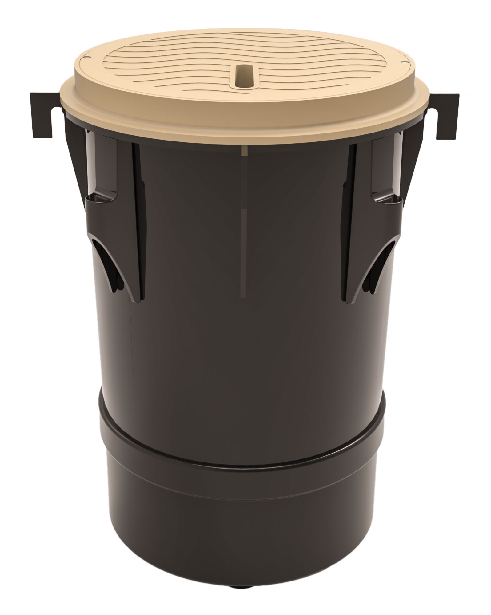 Cmp Bw Led Laminar 12In Gray Lid - product image