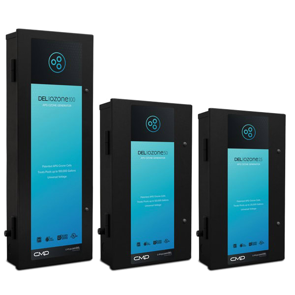 Del Ozone 25, up to 25,000 gallons, 110/240V, 12 W, Wall Mounting, Injector Manifold, MDV  