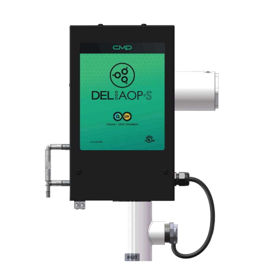Del Ozone DEL AOP S, 25,000 gallons, 110/240VAC, 20 GPM, Inlet and Outlet 3/4in PVC Socket  