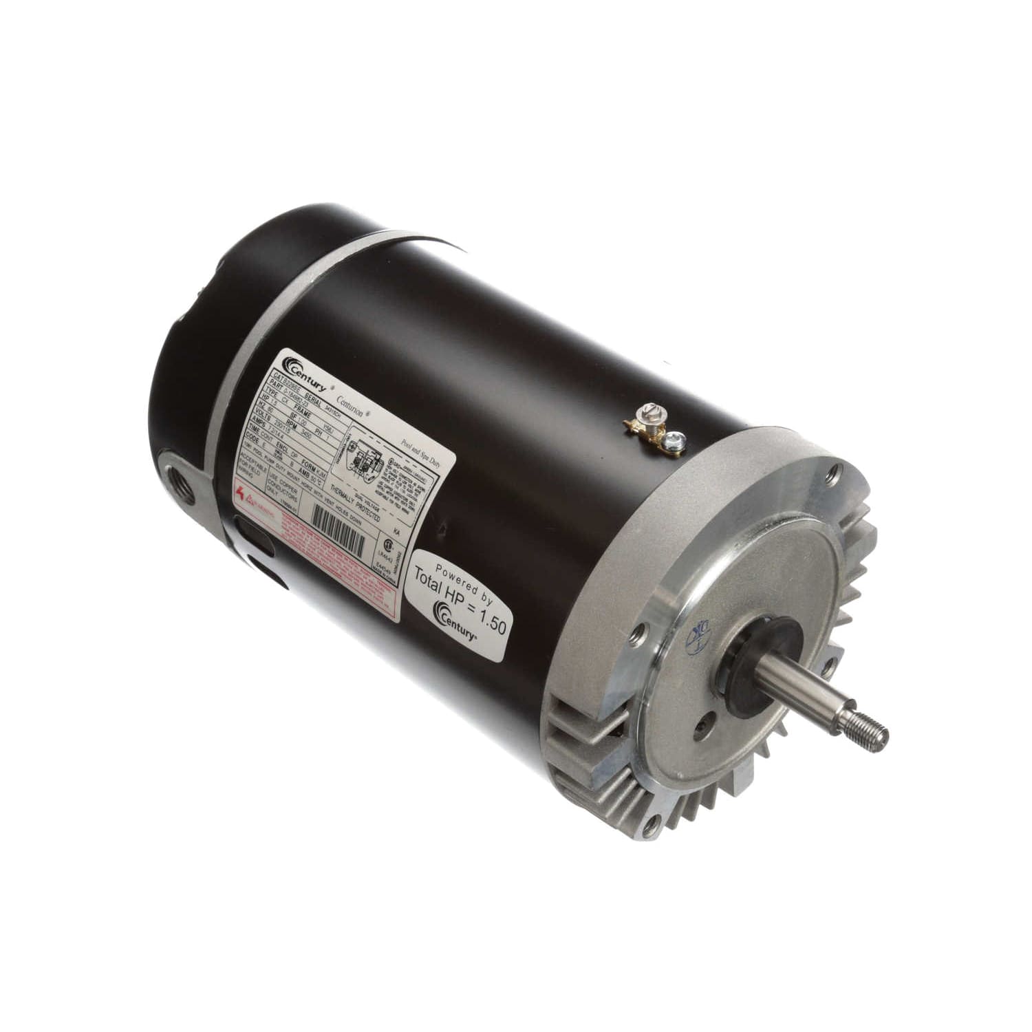 Century 1.5Hp 56J C-Face Th Shft Mtr image 3