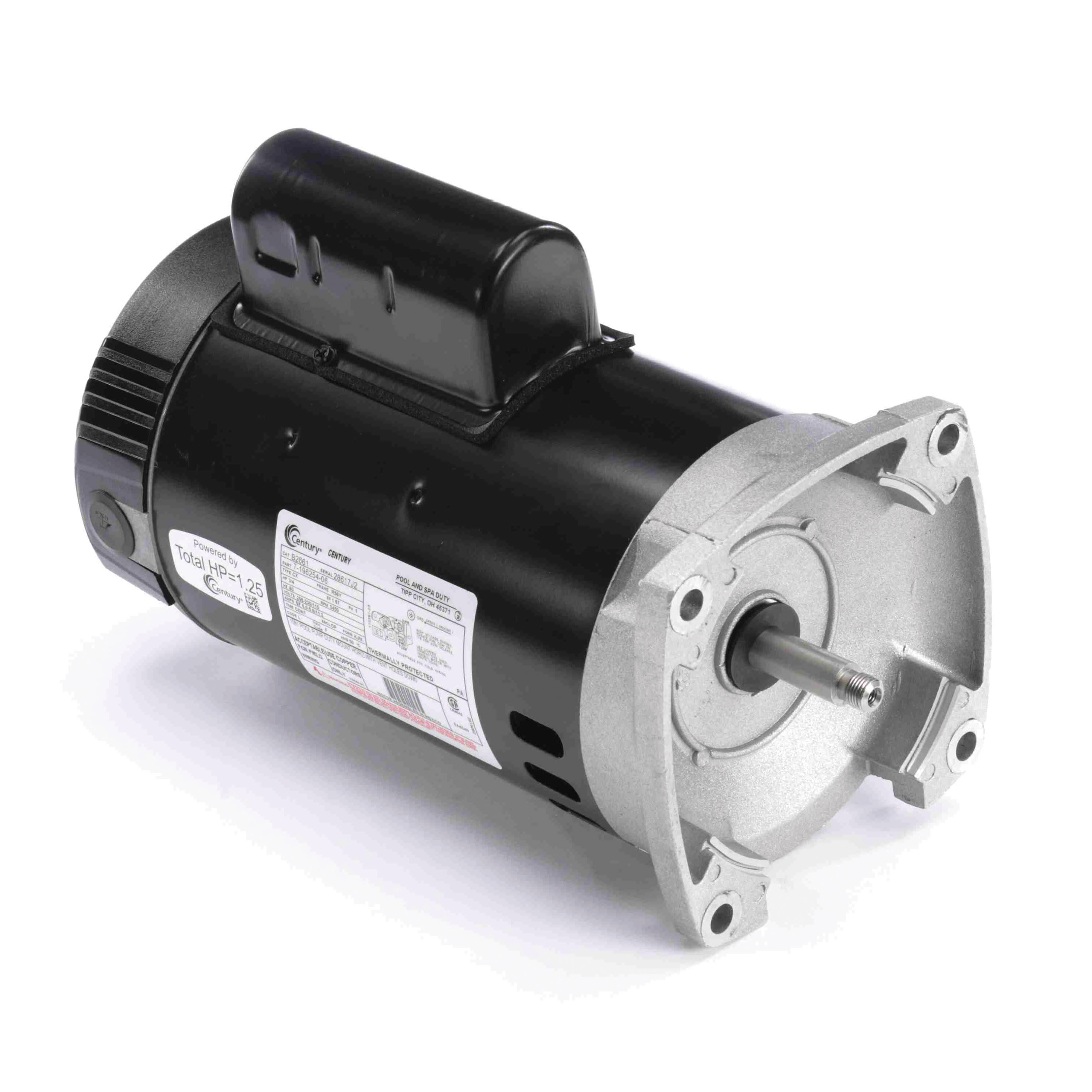 Century Pool Pump Motor 3/4HP 1-Speed 1 Phase 60Hz 208-230/115V 56Y Frame | B2661 image 2