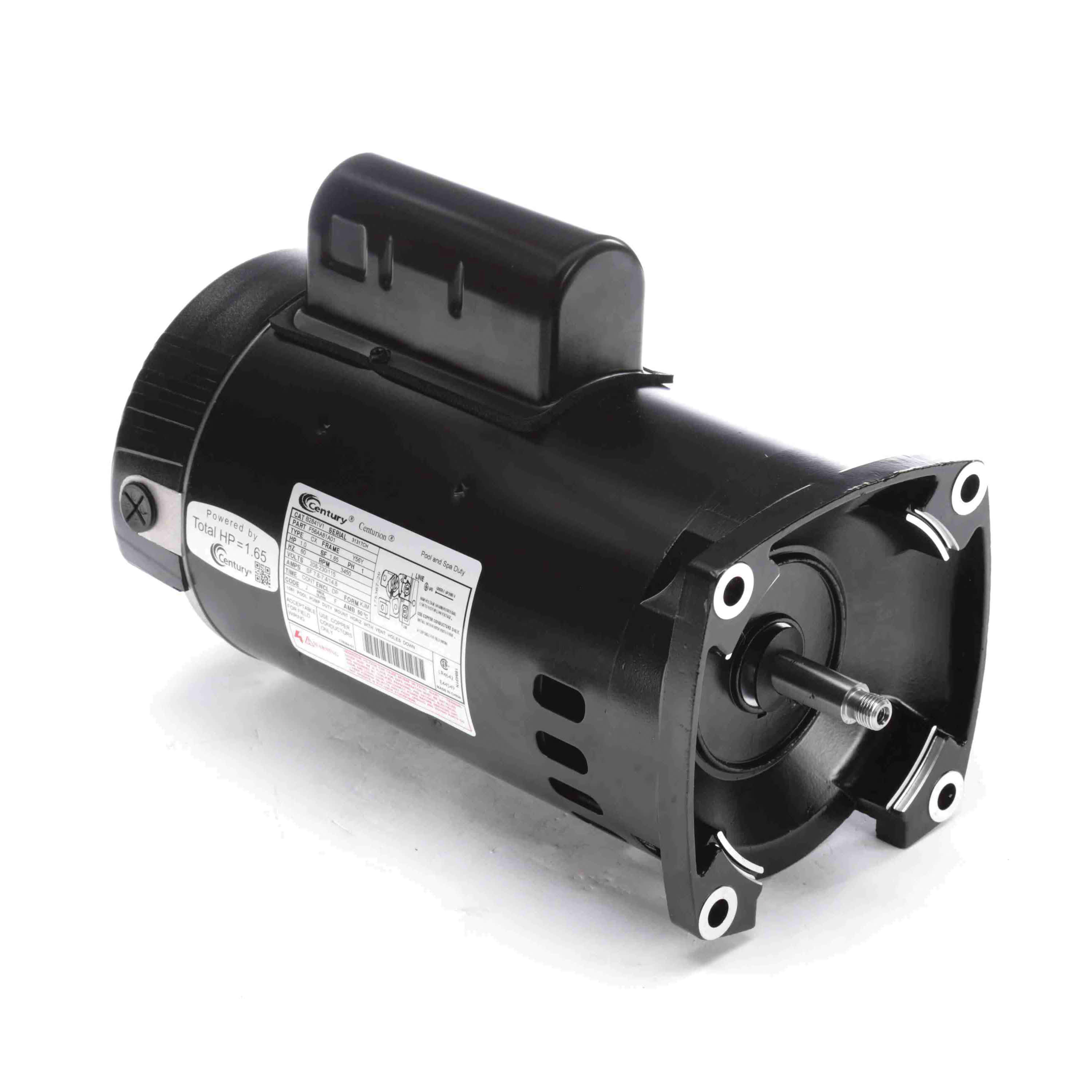Century 1Hp Motor Perm Split Cap Square B2841V1 image 5