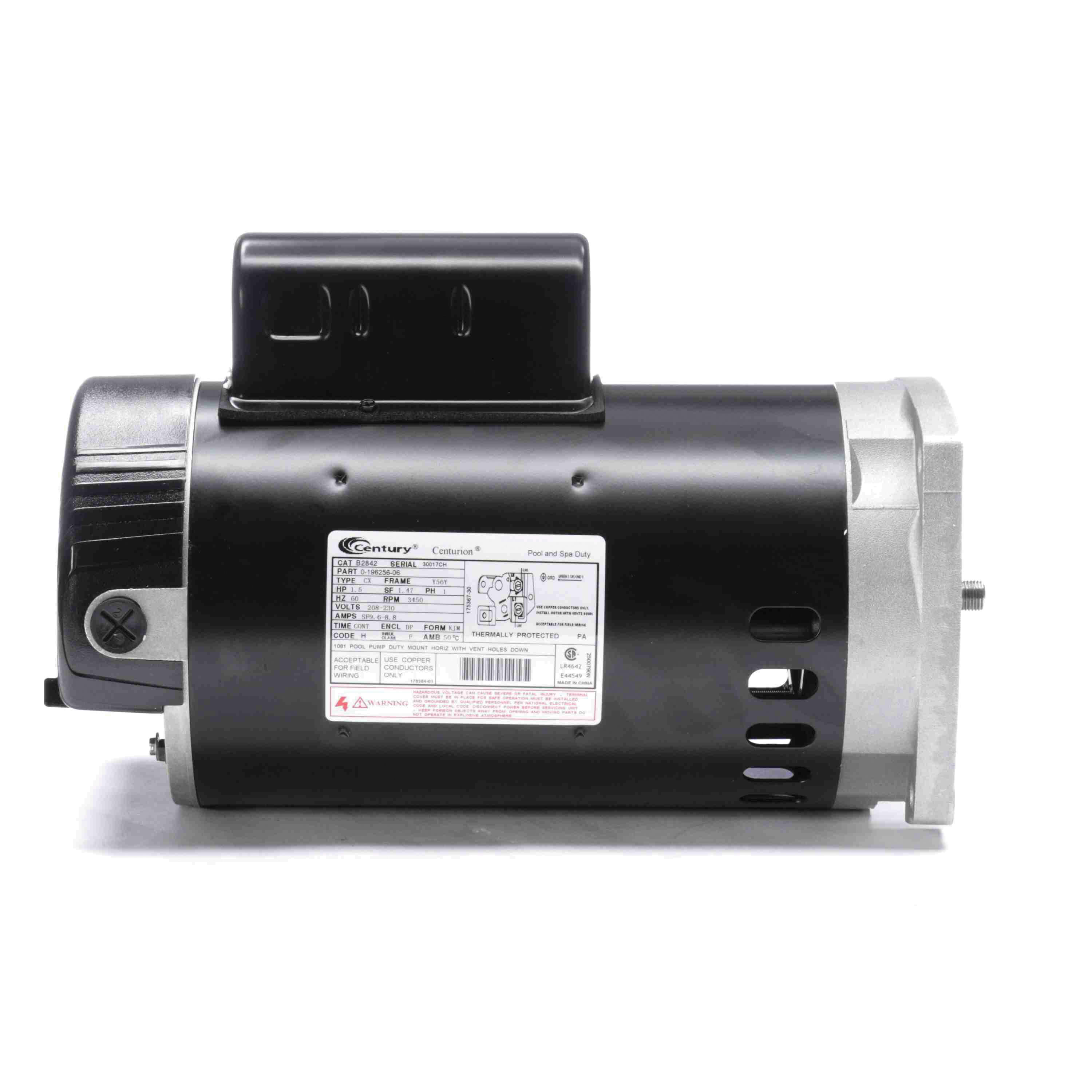 Century 1.5Hp Motor Perm Split Cap image 3