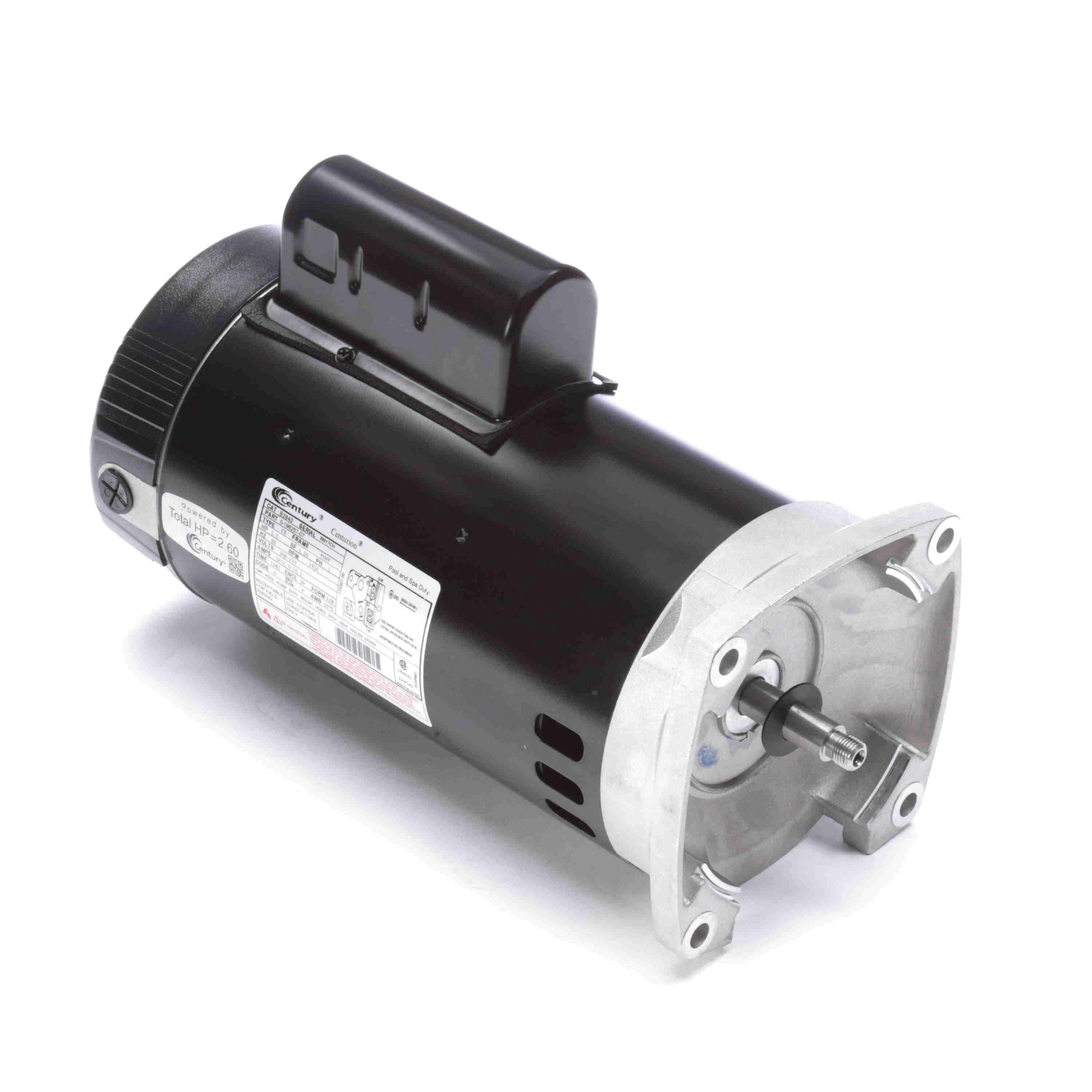 Century 2Hp Motor Perm Split Cap Square image 4