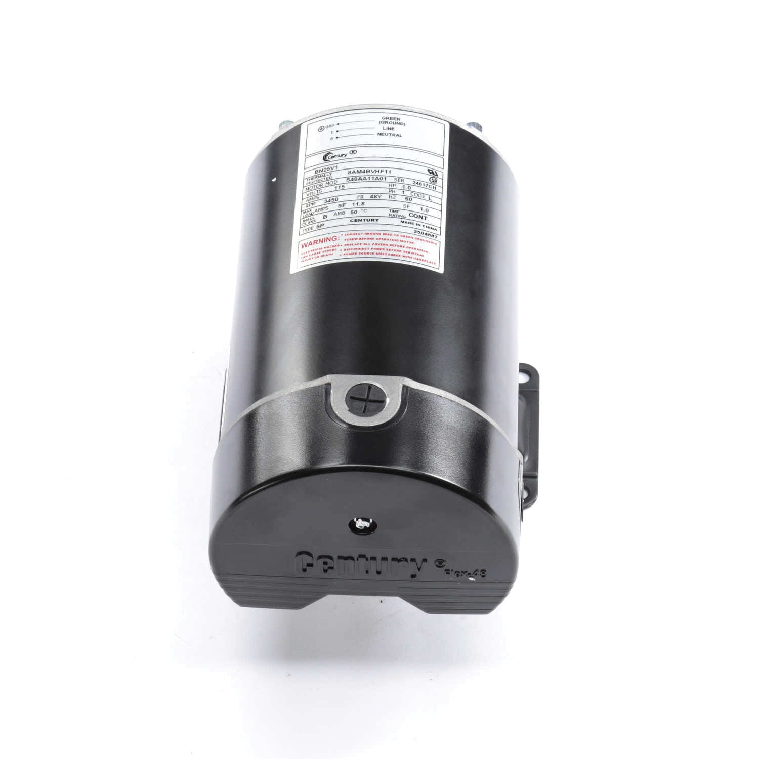 Century Flex 48 Pool Pump Motor 1 hp Single-Phase 115V 48Y Thru-Bolt | BN25V1 image 4