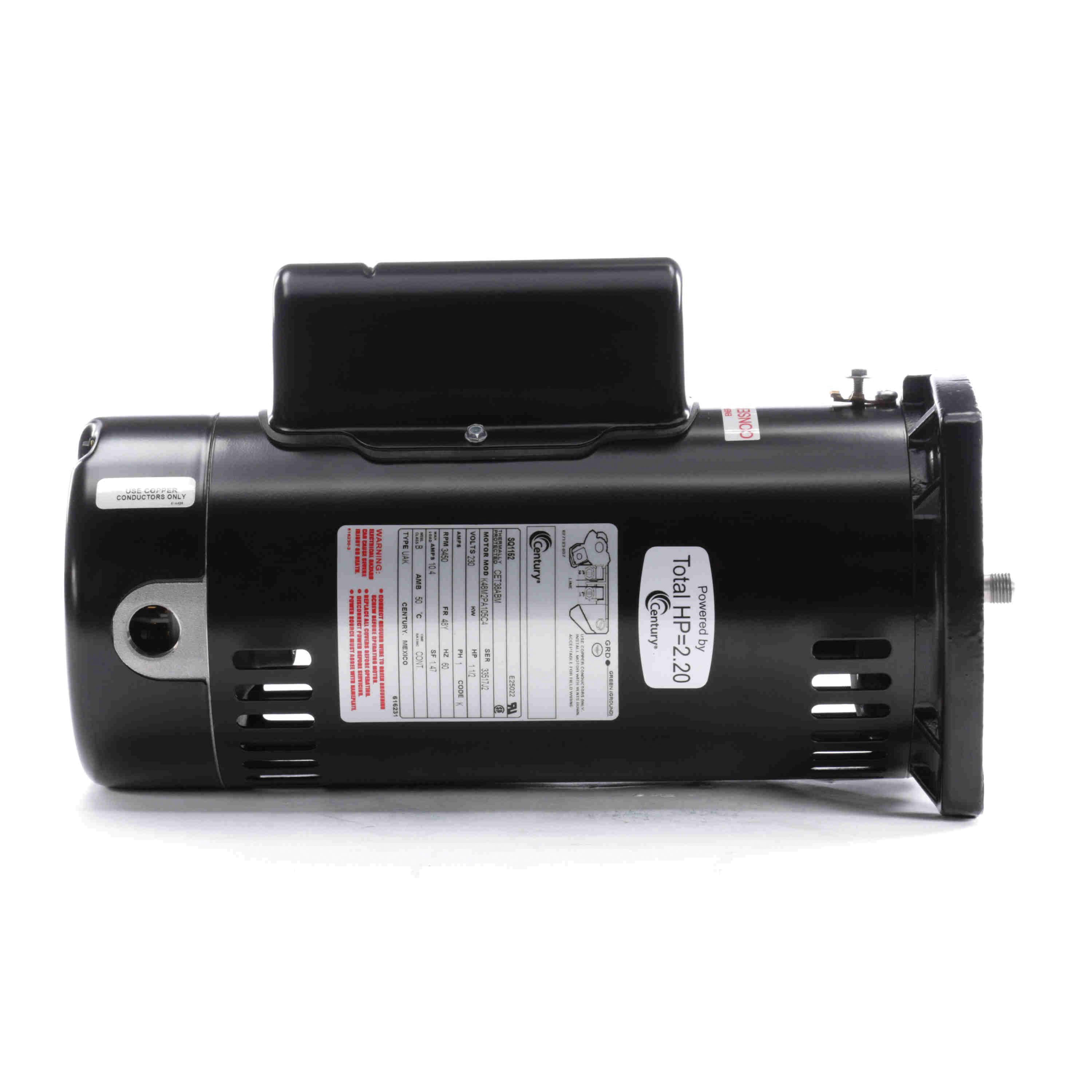 Century 1.5Hp Motor Square Flange Pool image 7