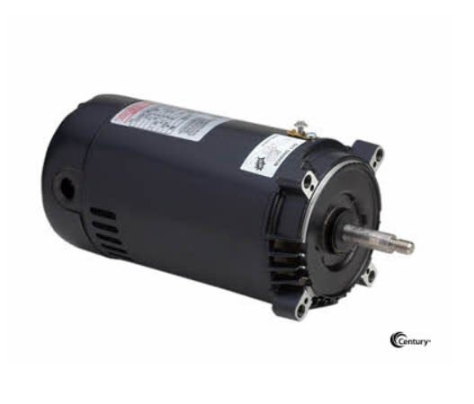 Century Pool Pump Motor Threaded Shaft 1HP 1-Speed 115/230V 56J Frame | ST1102 image 3